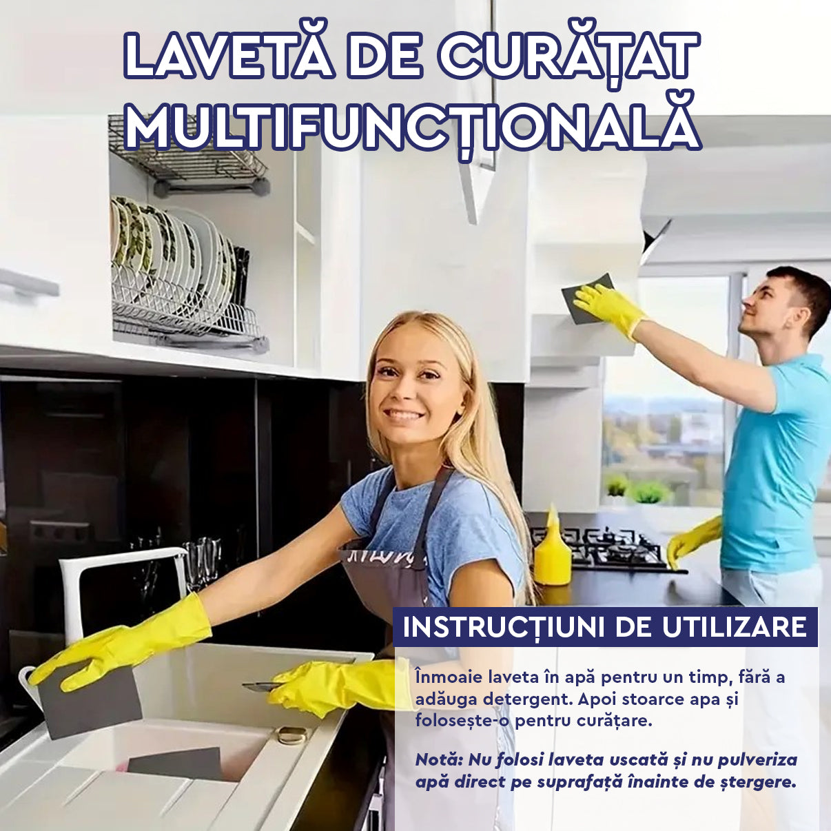 Laveta Magică din Microfibrǎ set de 15 bucăți